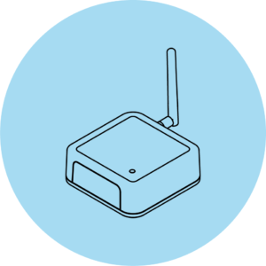 Icon representing environmental sensors